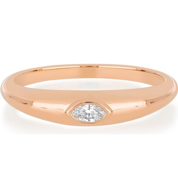 EF Collection Marquis Diamond Ring